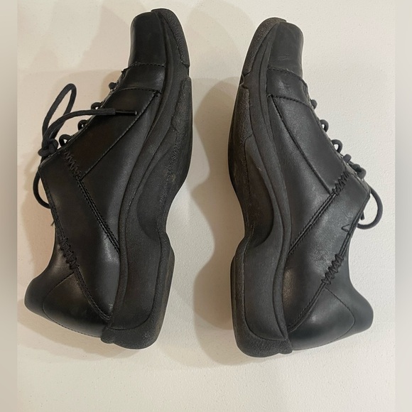 Dansko Black Shoes 41 Womens 10.5-11 Chunky Oxford lace up Business casual - Picture 7 of 9